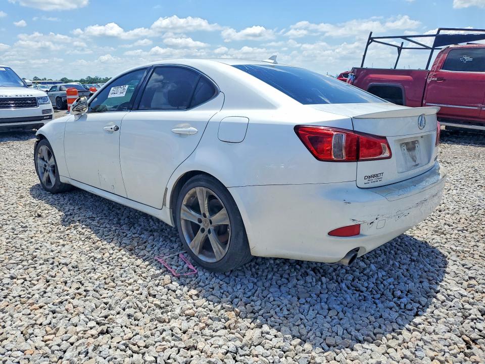 2013 Lexus Is VIN JTHBF5C25D5188183 COPART salvage auction — NORMAL WEAR, TX - CERTIFICATE OF TITLE, sold $1,950 on 2026-08-24 (photo 2)