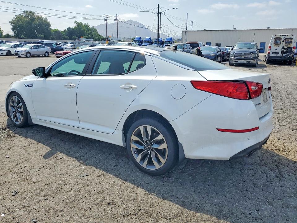 2014 Kia VIN 5XXGR4A69EG262667 COPART salvage auction — FRONT END, Ca - Salvage Certificate, sold $950 on 2026-07-02 (photo 2)