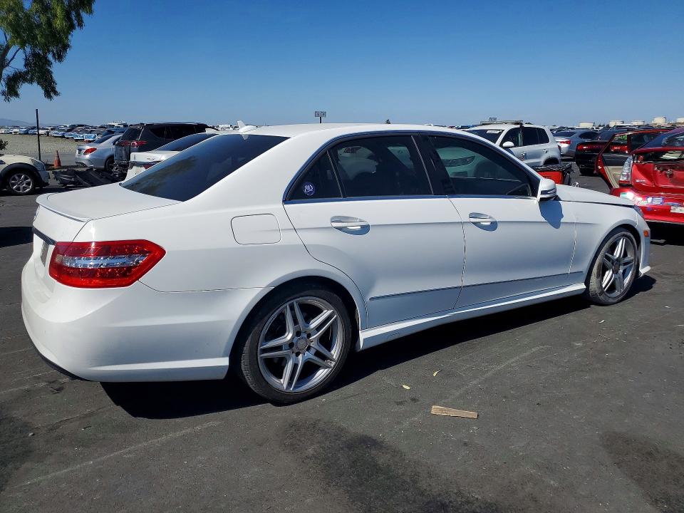 2013 Mercedes-benz E-class VIN WDDHF5KB2DA761969 COPART salvage auction — FRONT END, CA - SALVAGE CERTIFICATE, sold $1,450 on 2026-07-13 (photo 3)