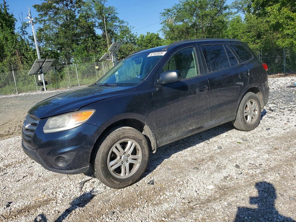 2012 Hyundai Santa fe VIN 5XYZG3AB9CG169209 COPART salvage auction — REAR END, Id - Salvage Certificate Of Title, sold $125 on 2026-07-21 (photo 1)