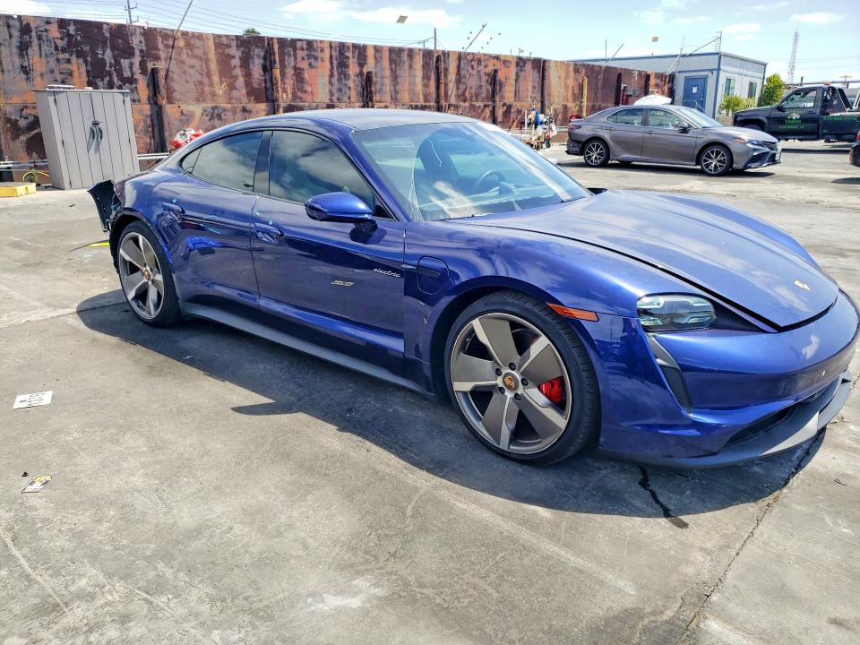 2020 Porsche Taycan VIN WP0AB2Y15LSA50590 COPART salvage auction — REAR END, Ca - Salvage Certificate, sold $25,500 on 2026-07-29 (photo 4)
