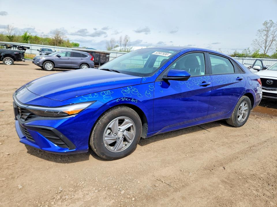2025 Hyundai Elantra VIN KMHLL4DG5SU030072 COPART salvage auction — HAIL, OH - CERT OF TITLE-SALVAGE, sold $1,150 on 2026-07-27 (photo 1)