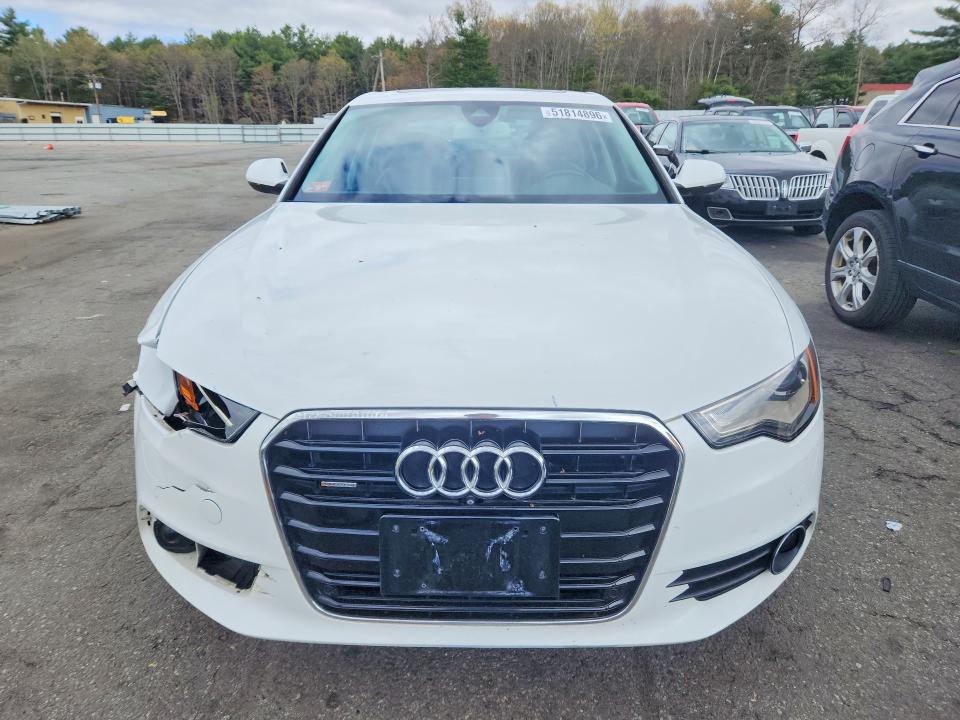 2014 Audi A6 VIN WAUFGAFC6EN049949 COPART salvage auction — FRONT END, Id - Salvage Certificate Of Title, sold $1,700 on 2026-07-23 (photo 5)