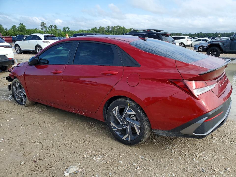 2025 Hyundai Elantra VIN KMHLM4DG3SU085228 COPART salvage auction — FRONT END, Tx - Salvage Vehicle Title, sold $5,900 on 2026-07-07 (photo 2)