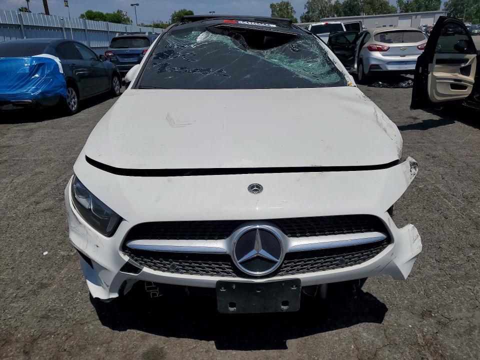 2022 Mercedes-benz A-class VIN W1K3G4EB4NJ325882 COPART salvage auction — FRONT END, CA - DIS/DLR/EXP ONLY CLEAN TITLE, sold $2,600 on 2026-07-02 (photo 5)