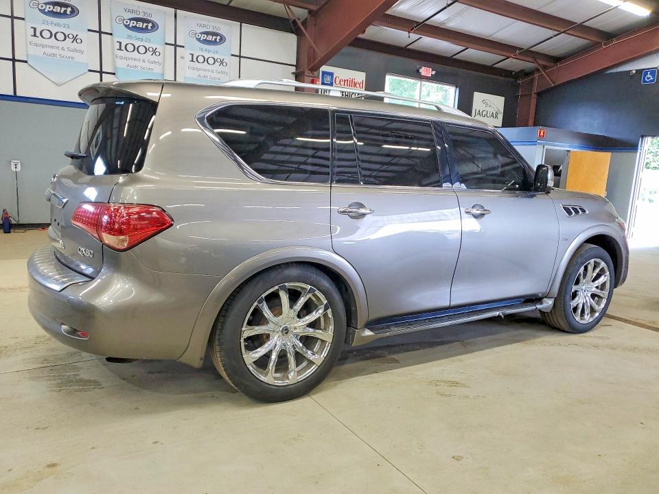 2017 Infiniti Qx80 VIN JN8AZ2NC4H9431283 COPART salvage auction — UNDERCARRIAGE, Ct - Certificate Of Title, sold $6,300 on 2026-07-21 (photo 3)