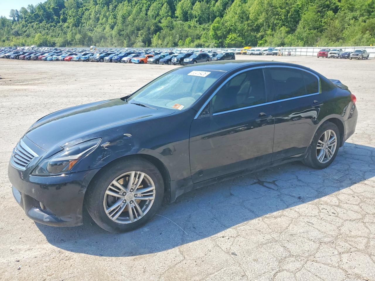 2013 Infiniti G VIN JN1CV6ARXDM750604 COPART salvage auction — Rear End, WV - SALVAGE CERTIFICATE, sold $1,850 on 2026-05-28 (photo 1)
