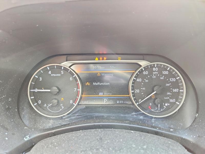 2025 Nissan Sentra VIN 3N1AB8CV0SY416825 COPART salvage auction — ROLLOVER, Ca - Certificate Of Title, sold $1,300 on 2026-07-09 (photo 9)