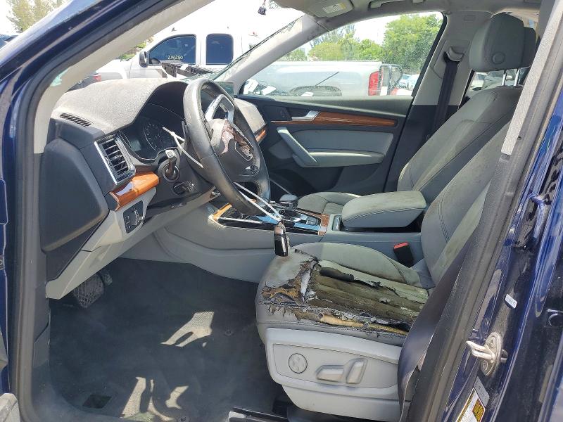 2021 Audi Q5 VIN WA1AAAFY4M2102863 COPART salvage auction — REAR END, TX - CERTIFICATE OF TITLE, sold $8,700 on 2026-07-28 (photo 7)