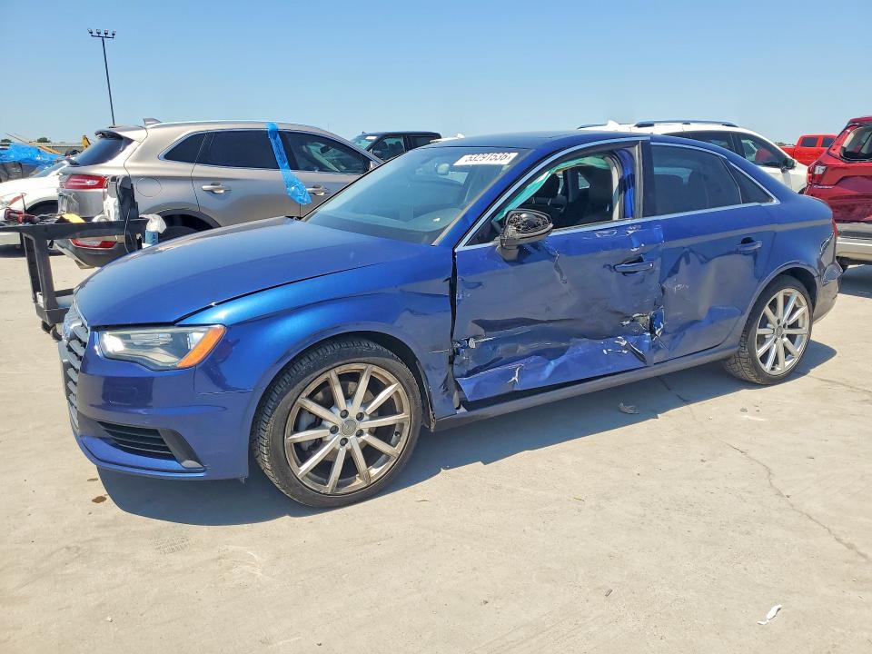 2016 Audi A3 VIN WAUE8GFFXG1026481 COPART salvage auction — UNDERCARRIAGE, Tx - Salvage Vehicle Title, sold $2,500 on 2026-07-06 (photo 1)