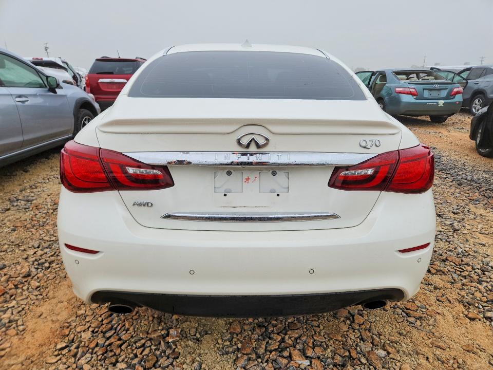 2019 Infiniti Q70 VIN JN1BY1AR2KM585554 COPART salvage auction — HAIL, Mo - Salvage Certificate Of Title, sold $10,700 on 2026-08-17 (photo 6)