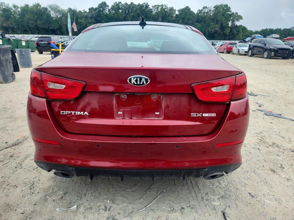 2014 Kia VIN 5XXGR4A63EG268402 COPART salvage auction — FRONT END, Fl - Cert Of Title Slvg Rebuildable, sold $1,250 on 2026-07-07 (photo 6)