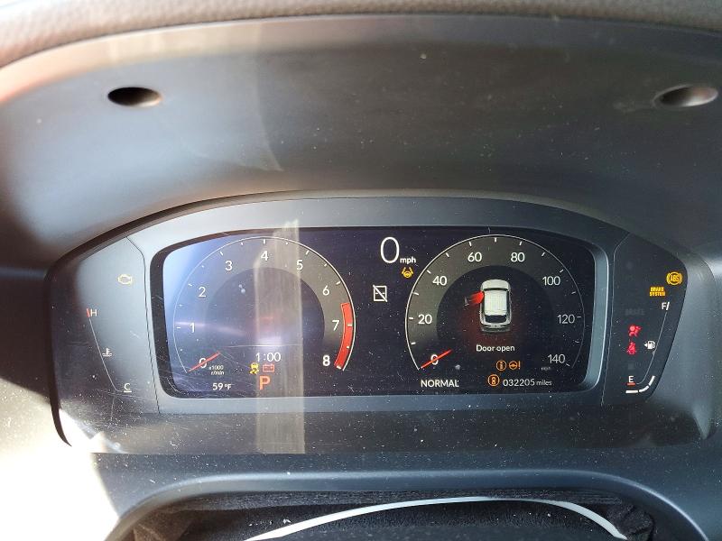 2025 Acura Adx VIN 3HDSA2H51SM704210 COPART salvage auction — FRONT END, Ny - Mv-907A Salvage Certificate, sold $11,700 on 2026-07-06 (photo 9)