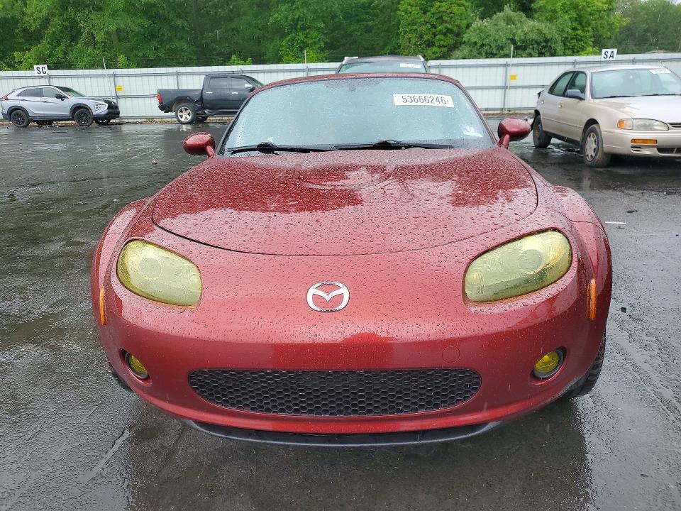 2006 Mazda Mx-5 VIN JM1NC25F960113816 COPART salvage auction — SIDE, Nj - Cert Of Title-Salvage, sold $2,350 on 2026-07-14 (photo 5)