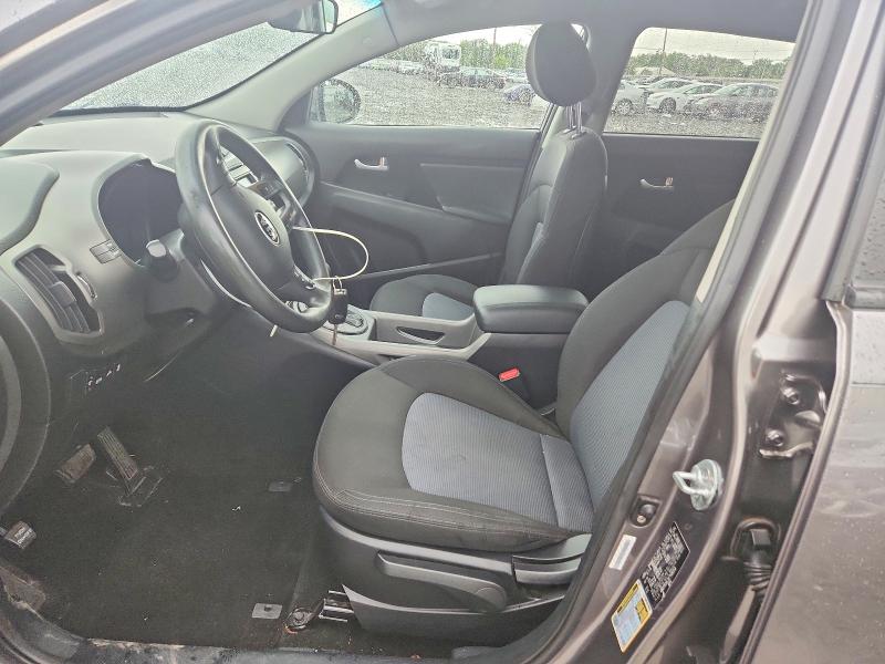 2014 Kia Sportage VIN KNDPB3AC1E7586158 COPART salvage auction — FRONT END, Id - Salvage Certificate Of Title, sold $2,250 on 2026-07-08 (photo 7)