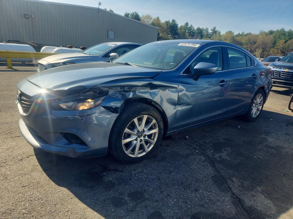 2016 Mazda VIN JM1GJ1U5XG1403172 COPART salvage auction — FRONT END, MA - CERT OF TITLE-RECONSTRCTD COLL, sold $800 on 2026-07-09 (photo 1)