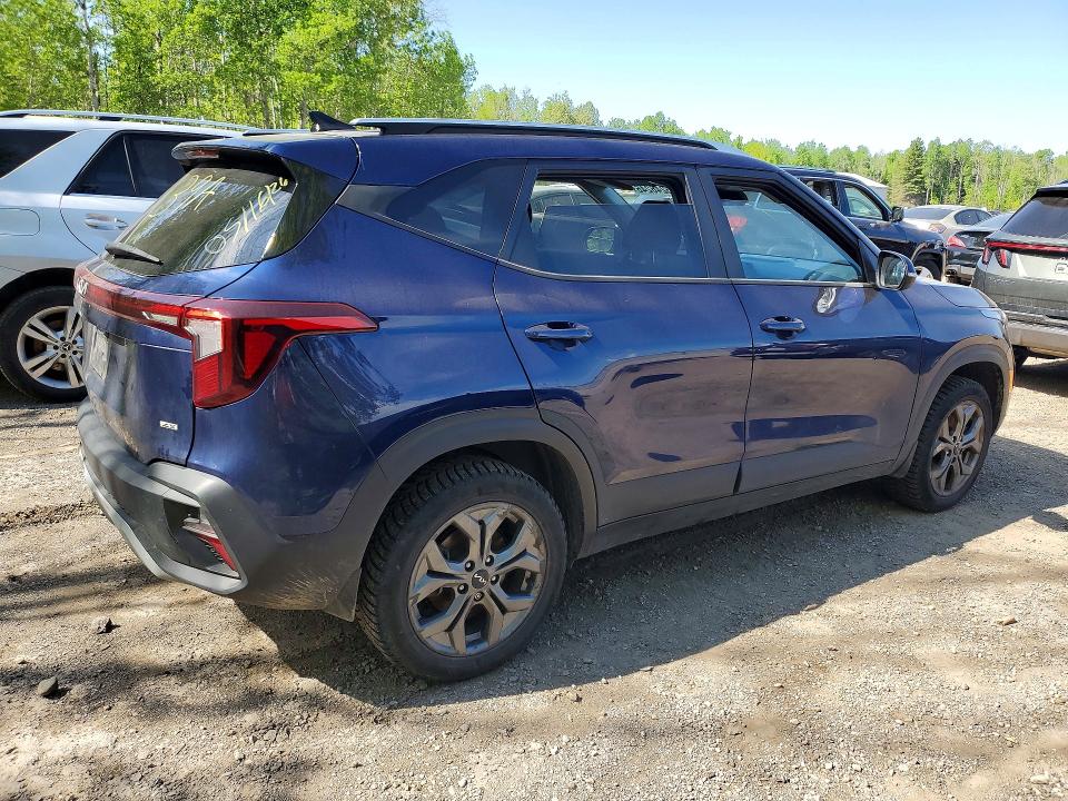 2025 Kia Seltos VIN KNDEPCAA8S7723132 COPART salvage auction — REAR END, On - Permit Salvage, sold $7,900 on 2026-07-14 (photo 3)