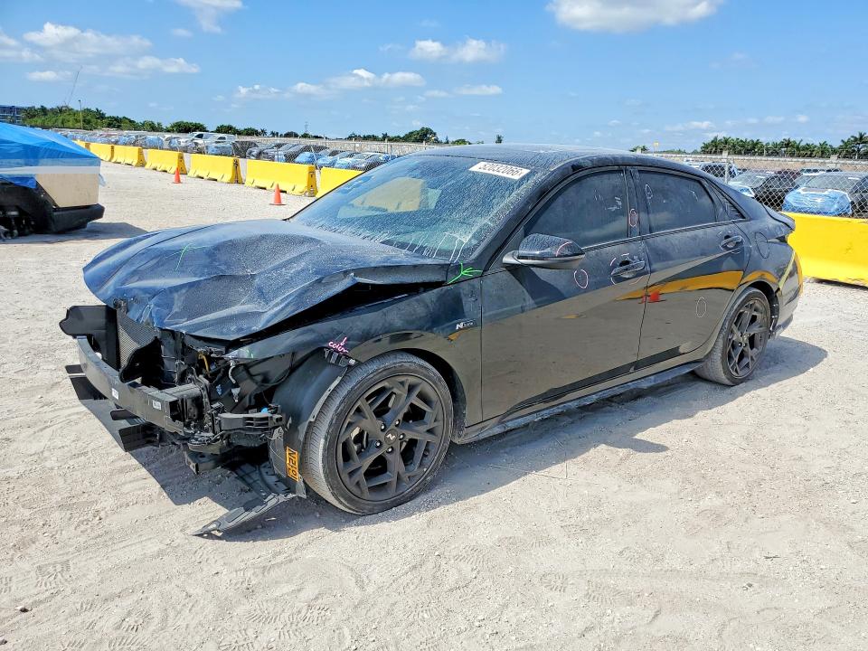 2025 Hyundai Elantra VIN KMHLR4DFXSU864134 COPART salvage auction — FRONT END, FL, sold $5,100 on 2026-07-29 (photo 1)