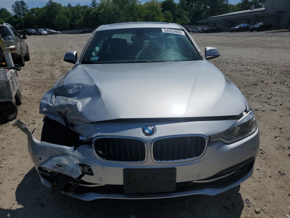 2018 BMW 3er VIN WBA8D9G5XJNU71510 COPART salvage auction — FRONT END, Ma - Cert Of Title-Salvage, sold $3,350 on 2026-08-13 (photo 5)