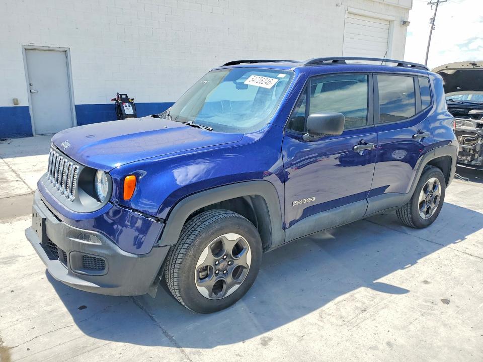 2018 Jeep Renegade VIN ZACCJBAB4JPH67903 COPART salvage auction — FRONT END, Salvage Title, sold $150 on 2026-07-27 (photo 1)