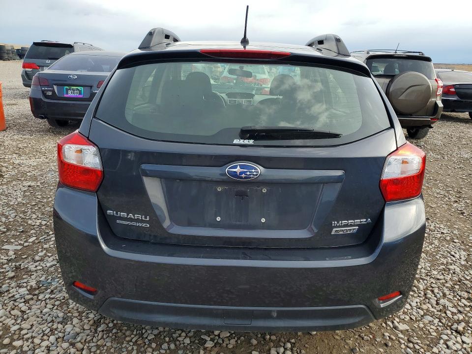 2015 Subaru Impreza VIN JF1GPAT61F8210297 COPART salvage auction — FRONT END, Ut - Salvage Certificate, sold $1,950 on 2026-07-28 (photo 6)