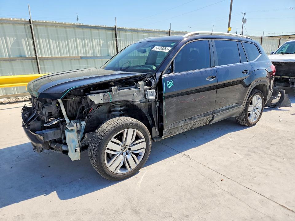 2019 Volkswagen Atlas VIN 1V2WP2CA4KC614944 COPART salvage auction — FRONT END, Tx - Salvage Vehicle Title, sold $3,950 on 2026-07-10 (photo 1)