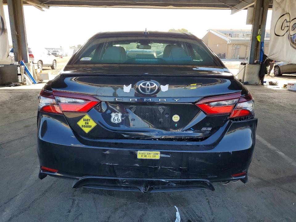 2021 Toyota Camry VIN 4T1T11AK0MU487159 COPART salvage auction — REAR END, Ca - Salvage Certificate, sold $10,000 on 2026-07-02 (photo 6)