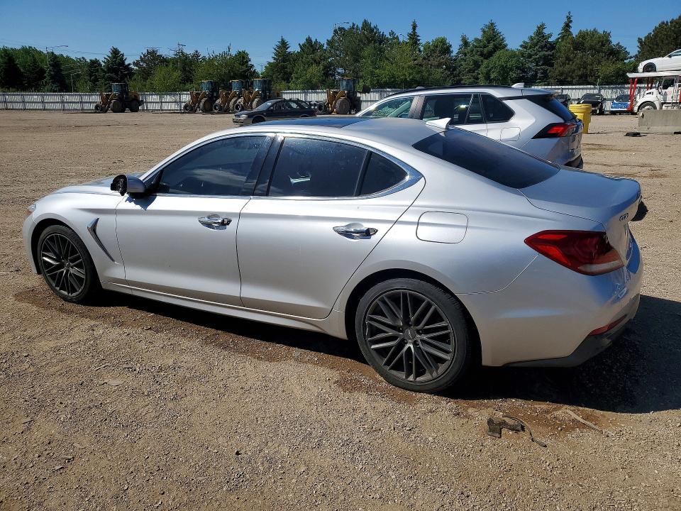 2019 Genesis G70 VIN KMTG34LA4KU012828 COPART salvage auction — SIDE, Il - Salvage Certificate, sold $4,450 on 2026-07-28 (photo 2)