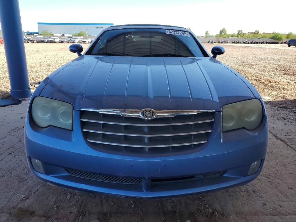 2005 Chrysler Crossfire VIN 1C3AN65L75X045399 COPART salvage auction — FRONT END, Az - Cert Of Title - Salvage, sold $825 on 2026-07-02 (photo 5)