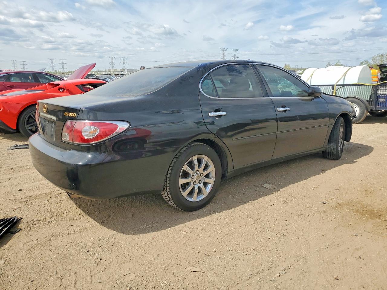 2002 Lexus ES 300 VIN JTHBF30G120072512 COPART salvage auction — Front End, IL - SALVAGE CERTIFICATE, sold $400 on 2026-06-30 (photo 3)