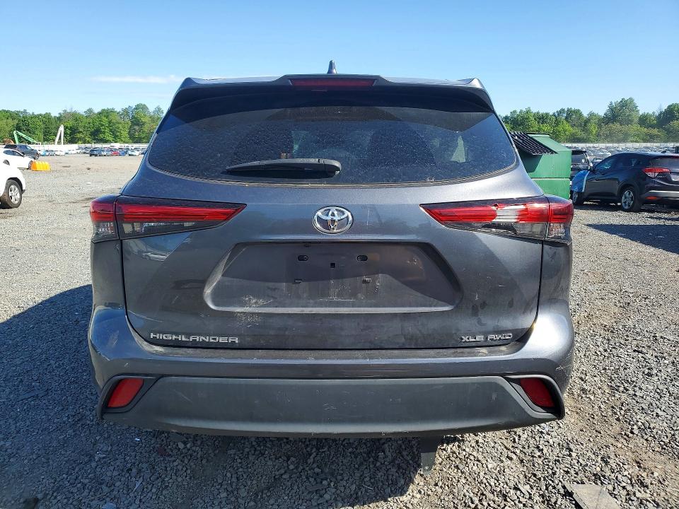 2020 Toyota Highlander VIN 5TDGZRBH9LS522946 COPART salvage auction — SIDE, Ny - Mv-907A Salvage Certificate, sold $12,800 on 2026-07-02 (photo 6)