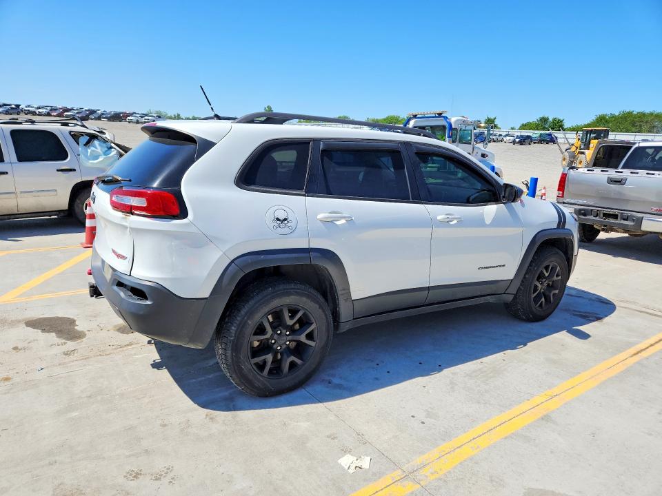 2015 Jeep Cherokee VIN 1C4PJMBS5FW626201 COPART salvage auction — FRONT END, Il - Salvage Certificate, sold $2,450 on 2026-07-09 (photo 3)