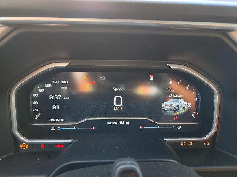 2023 Gmc SIERRA VIN 1GTUUGEL3PZ333509 COPART salvage auction — FRONT END, Tx - Salvage Vehicle Title, sold $19,700 on 2026-07-31 (photo 9)