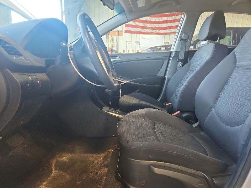 2017 Hyundai Accent VIN KMHCT5AE7HU326390 COPART salvage auction — REAR END, Wi - Junked Vehicle Bill Of Sale, sold $600 on 2026-07-20 (photo 7)