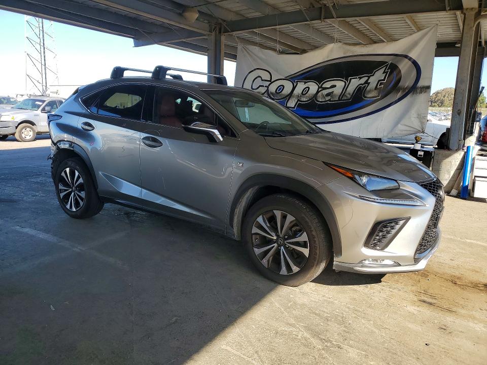 2018 Lexus Nx VIN JTJBARBZ0J2165362 COPART salvage auction — REAR END, Ca - Salvage Certificate, sold $11,500 on 2026-07-09 (photo 4)