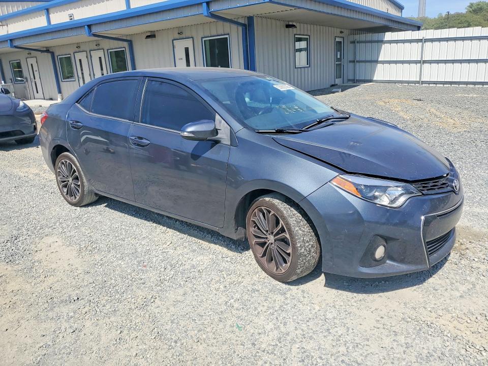 2015 Toyota Corolla VIN 5YFBURHE6FP313344 COPART salvage auction — FRONT END, Nc - Salvage Certificate Of Title, sold $3,200 on 2026-07-09 (photo 4)
