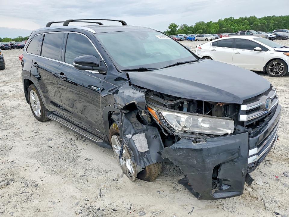 2018 Toyota Highlander VIN 5TDDGRFH8JS039979 COPART salvage auction — SIDE, Ga - Cert Of Title-Salvage, sold $6,900 on 2026-07-08 (photo 4)