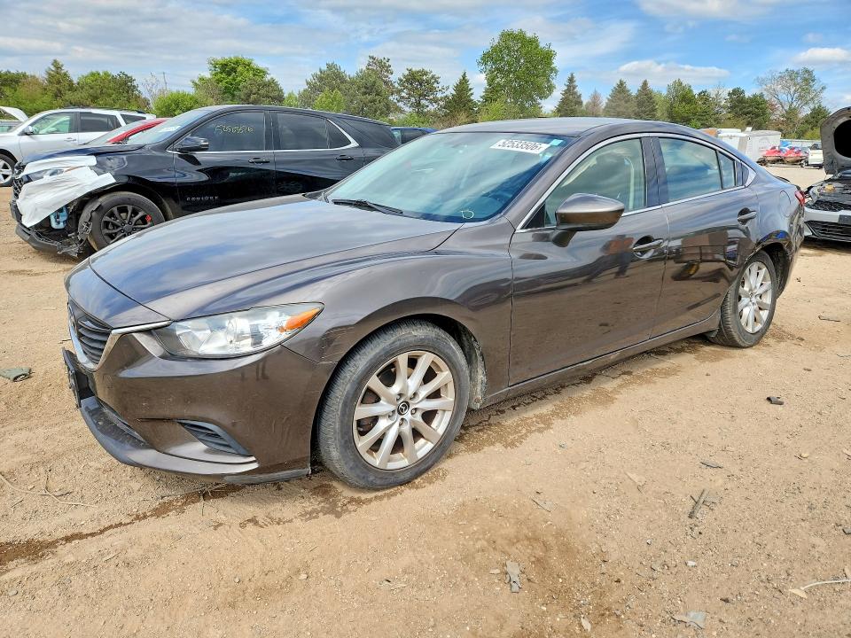 2016 Mazda VIN JM1GJ1U52G1461065 COPART salvage auction — REAR END, Il - Salvage Certificate, sold $1,250 on 2026-07-14 (photo 1)