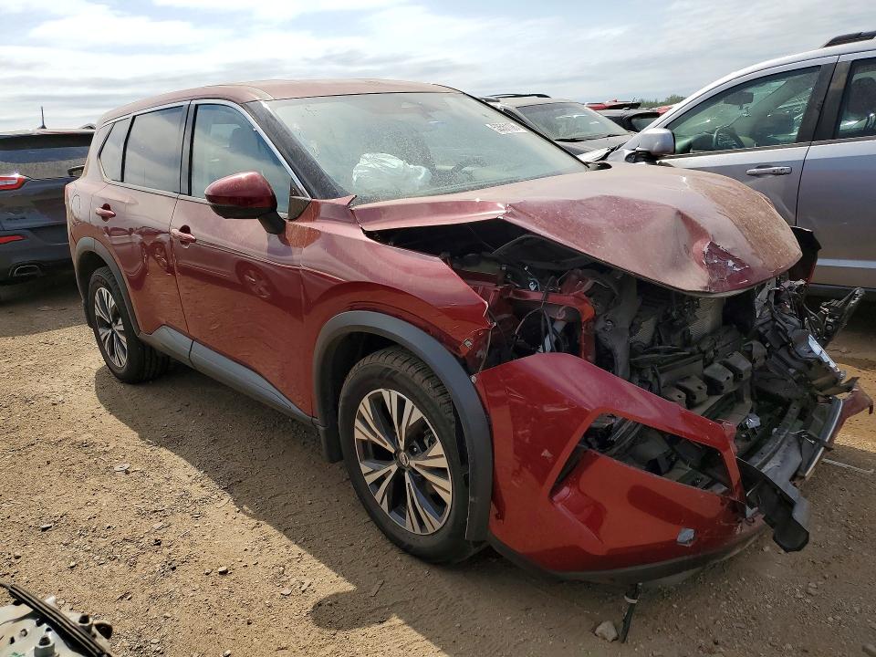 2021 Nissan Rogue VIN JN8AT3BB5MW220110 COPART salvage auction — FRONT END, IL - SALVAGE CERTIFICATE, sold $2,850 on 2026-07-28 (photo 4)