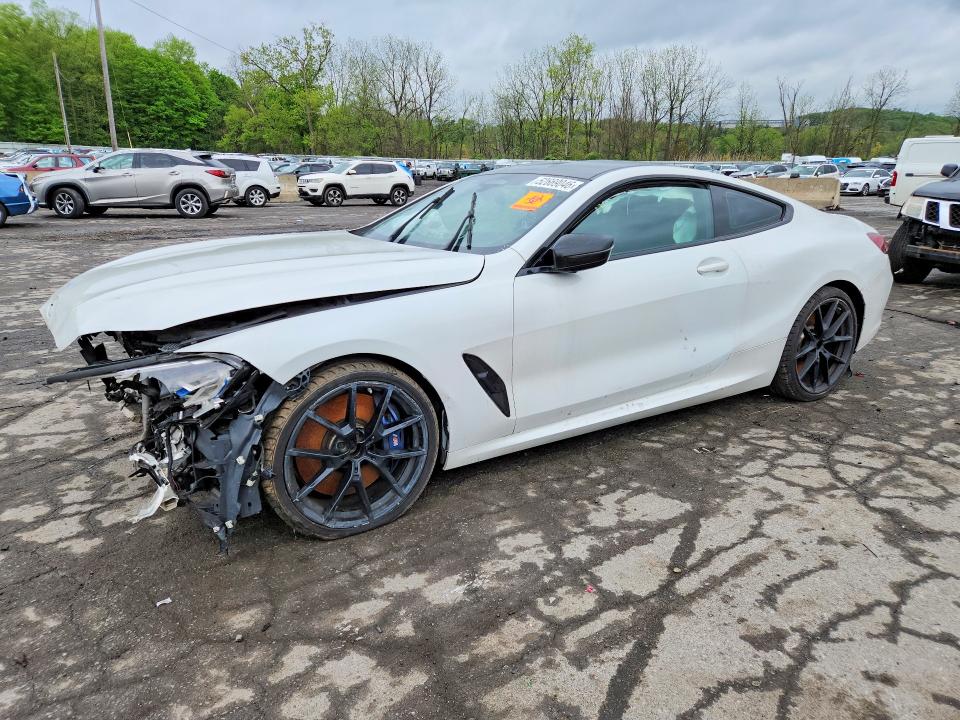 2020 BMW M8 VIN WBABC4C03LCE08899 COPART salvage auction — FRONT END, Va - Certificate Of Title (P), sold $16,500 on 2026-07-24 (photo 1)
