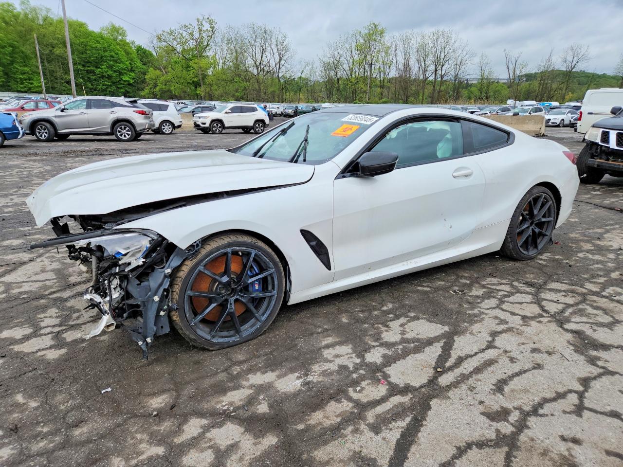 2020 BMW M850i xDrive VIN WBABC4C03LCE08899 — COPART salvage auction photo