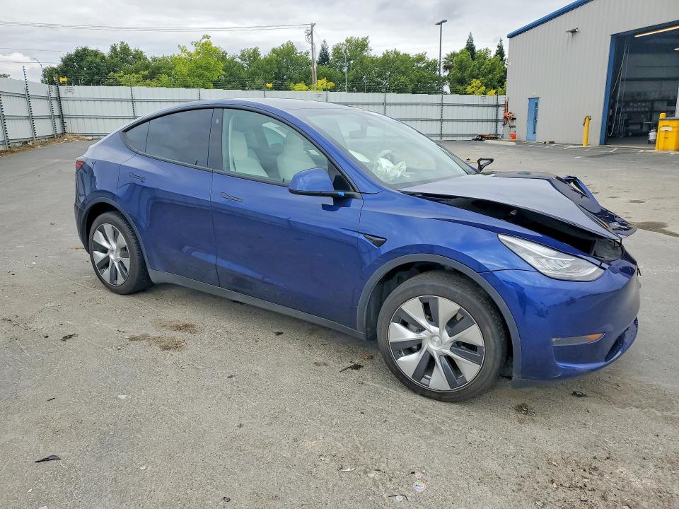 2023 Tesla Model y VIN 7SAYGDEE7PA089023 COPART salvage auction — FRONT END, Ca - Salvage Certificate, sold $7,900 on 2026-07-14 (photo 4)
