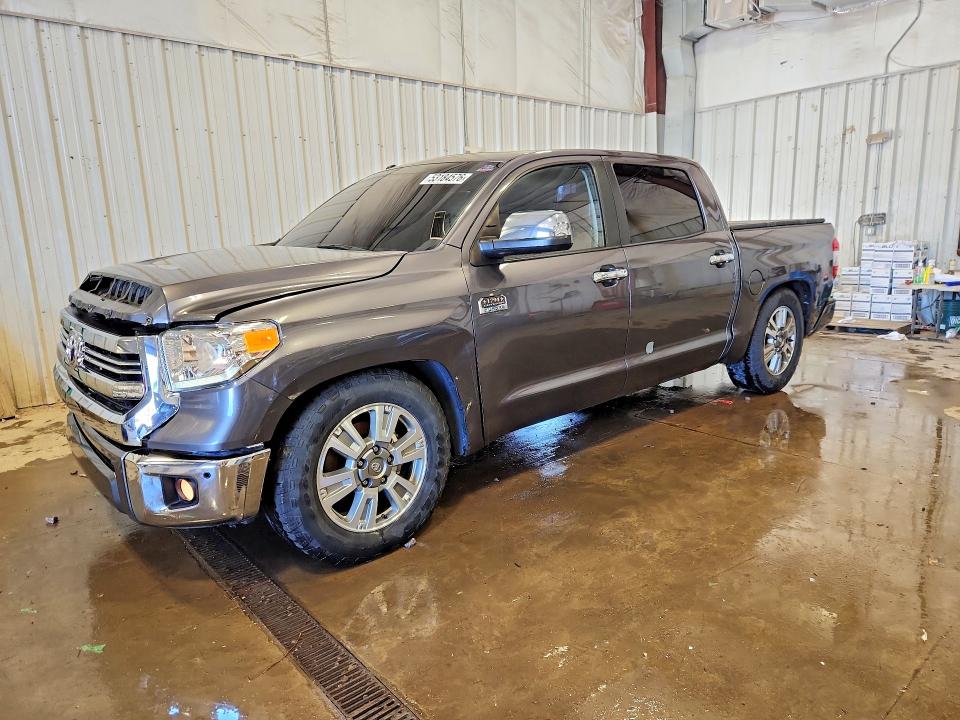 2017 Toyota Tundra VIN 5TFAW5F19HX607436 COPART salvage auction — FRONT END, Wi - Certificate Of Title, sold $8,300 on 2026-07-20 (photo 1)