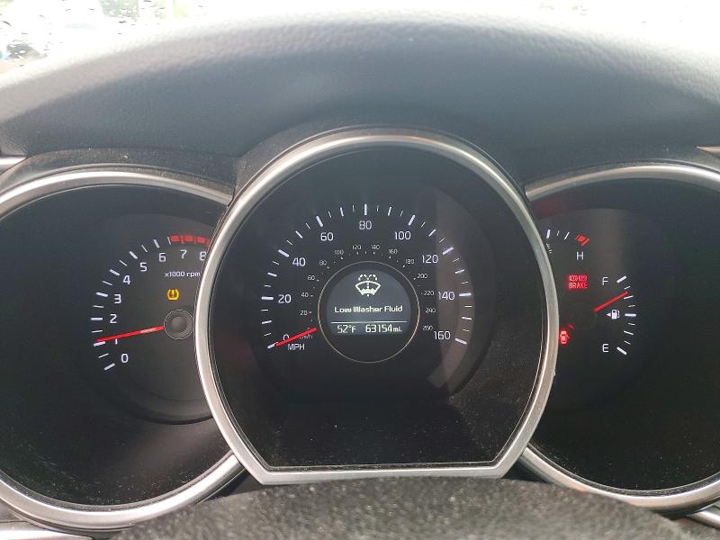 2014 Kia Optima VIN 5XXGM4A74EG312124 COPART salvage auction — FRONT END, Md - Cert Of Salvage > 75% Damage, sold $875 on 2026-07-27 (photo 9)