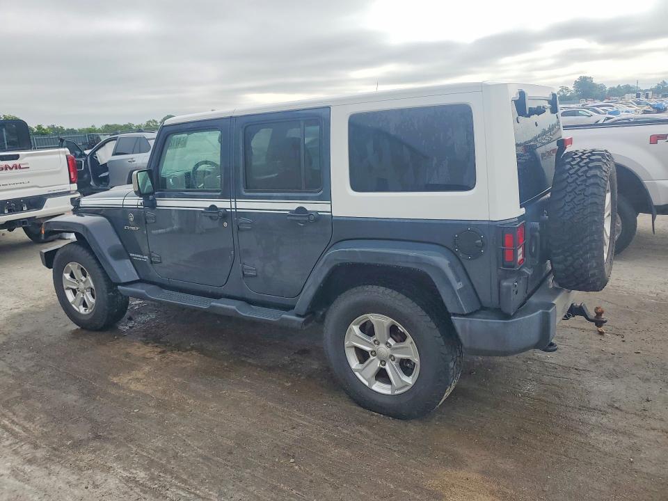 2017 Jeep Wrangler unlimited VIN 1C4BJWEG3HL684485 COPART salvage auction — WATER/FLOOD, Fl - Cert Of Title-Slvg Rebld Flood, sold $9,700 on 2026-07-27 (photo 2)