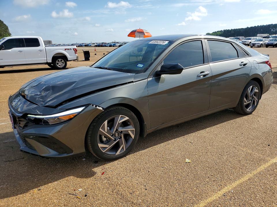 2025 Hyundai Elantra VIN KMHLM4DG7SU059053 COPART salvage auction — FRONT END, Tx - Salvage Vehicle Title, sold $5,900 on 2026-07-20 (photo 1)