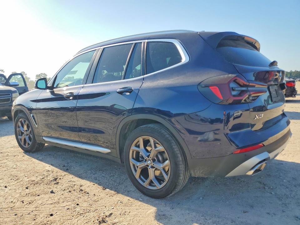 2022 BMW X3 VIN 5UX43DP0XN9M21134 COPART salvage auction — UNDERCARRIAGE, Tx - Salvage Vehicle Title, sold $15,600 on 2026-07-10 (photo 2)