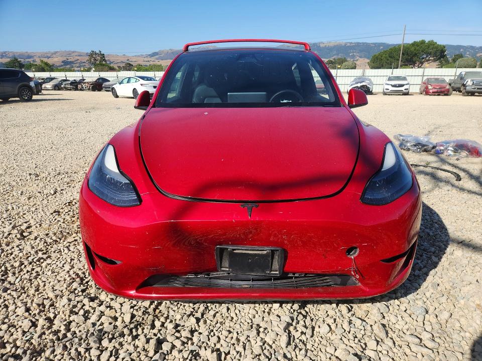 2023 Tesla Model y VIN 7SAYGDEF8PF740879 COPART salvage auction — REAR END, Ca - Salvage Certificate, sold $5,200 on 2026-07-14 (photo 5)