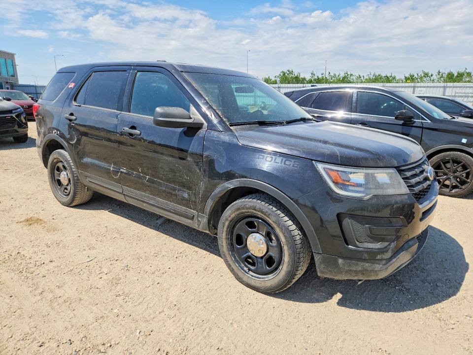 2017 Ford Explorer VIN 1FM5K8AR6HGD25536 COPART salvage auction — SIDE, Ab - Bos - Active, sold $2,500 on 2026-07-09 (photo 4)