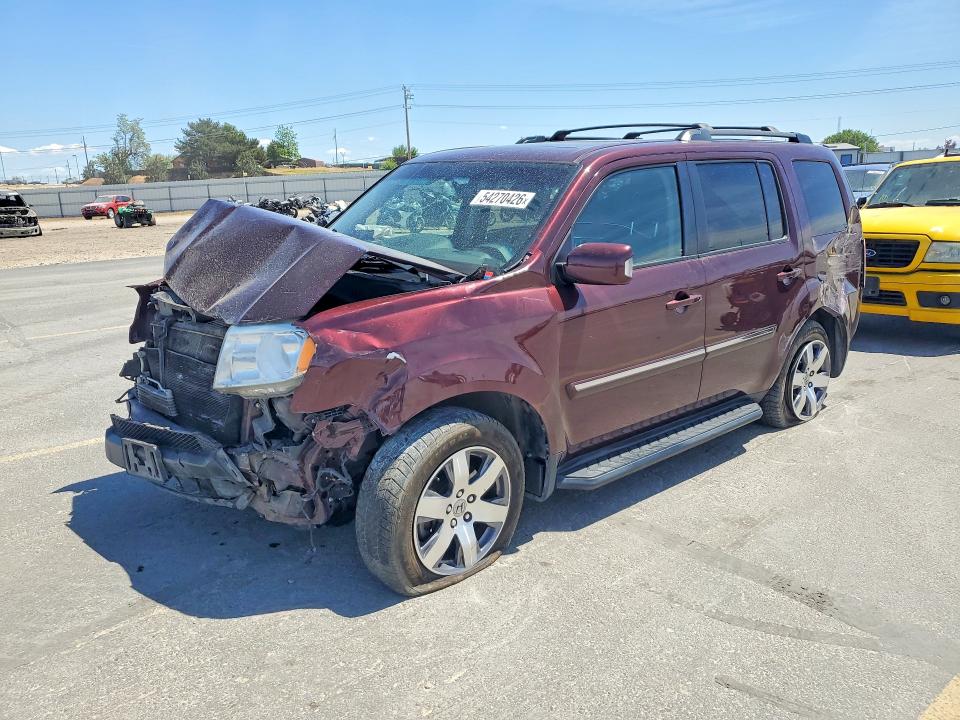 2015 Honda Pilot VIN 5FNYF4H94FB052351 COPART salvage auction — FRONT END, ID - SALVAGE CERTIFICATE OF TITLE, sold $1,400 on 2026-07-09 (photo 1)